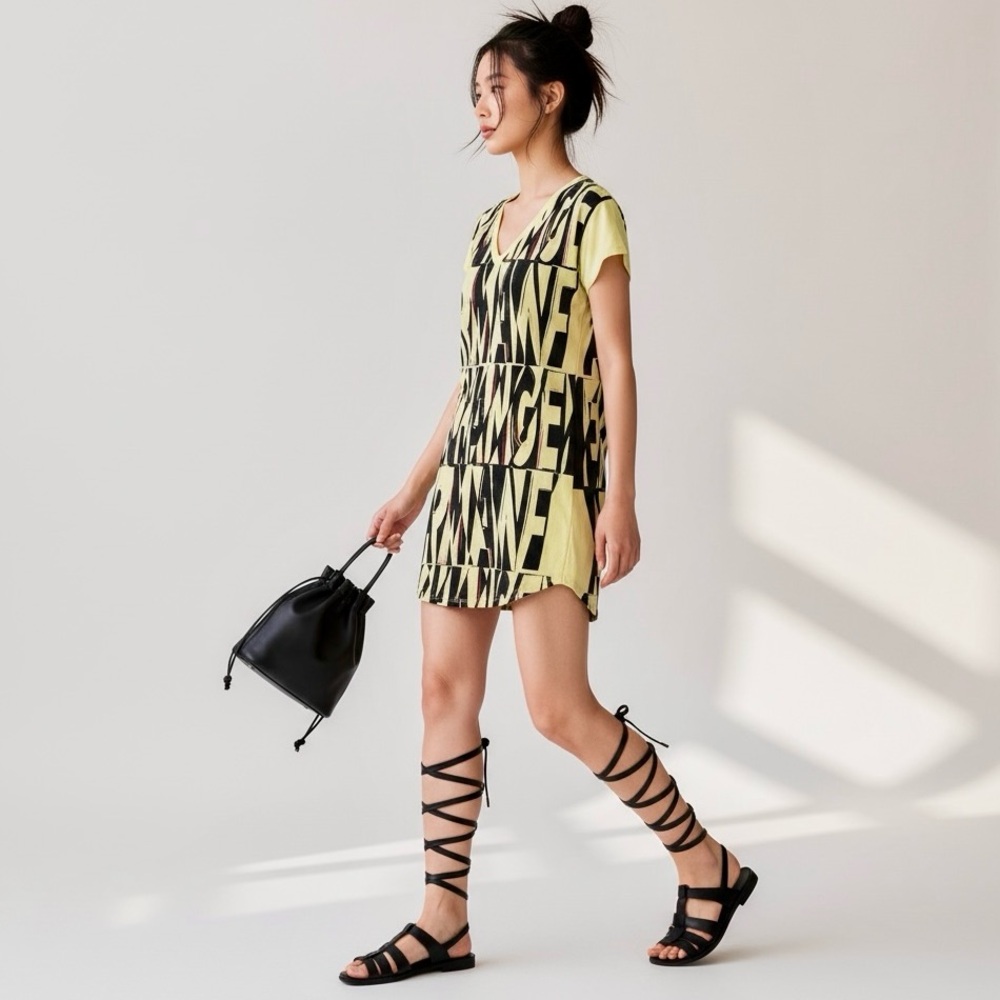 Vintage Armani Exchange T-Shirt Dress